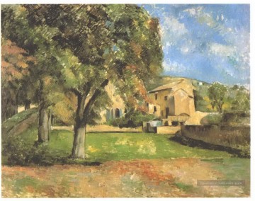  paysage - Marronniers du Jas de Bouffan Paul Cézanne